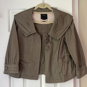 Sanctuary Size M Olive Cropped Blazer